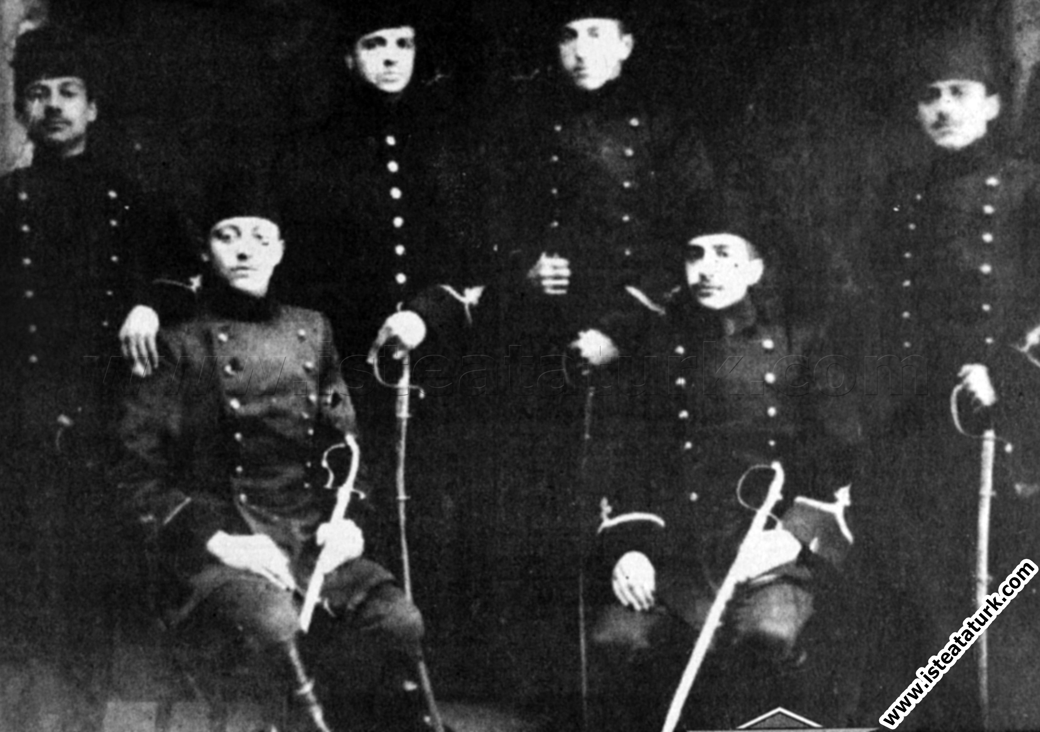 Mustafa Kemal Manastır Askeri İdadisi'nde. (1898)...