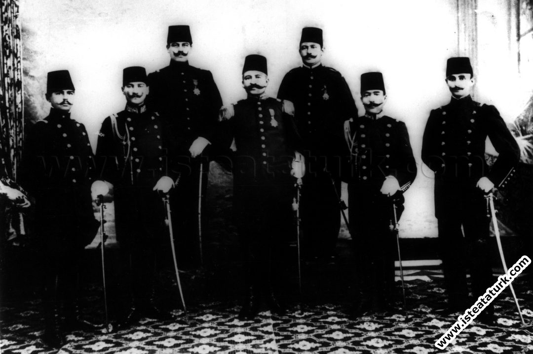 While Establishing the Thessaloniki Branch of the Vatan ve Hürriyet Cemiyeti, 1906