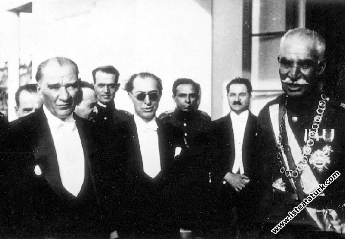 Mustafa Kemal Atatürk with Iranian Shah Reza Pahlavi (16.06.1934)