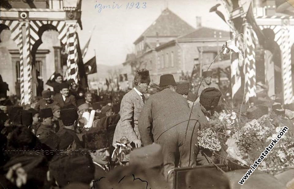 Arrival of Mustafa Kemal Pasha in Izmir (27.01.1923)