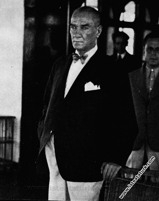 Atatürk Savarona Yatı'nda, İstanbul. (14.06.1938)...