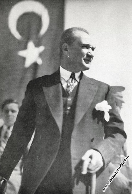 Mustafa Kemal Atatürk'ün Kayseri seyahati dönüşü T...