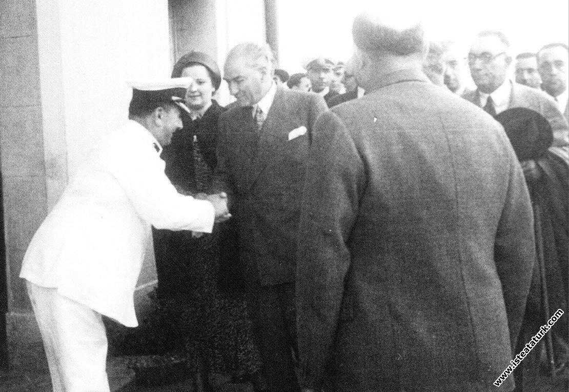 Mustafa Kemal Atatürk Moda Deniz Kulübü’ne gelişi....