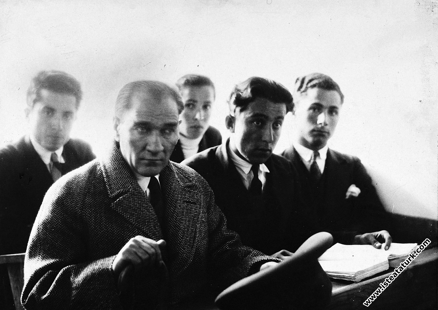 Mustafa Kemal Atatürk Samsun Lisesi'nde öğrenciler...