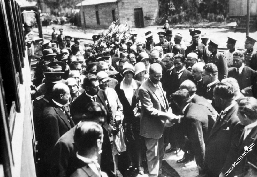 Mustafa Kemal Atatürk'ün İstanbul Pendik İstasyonu...