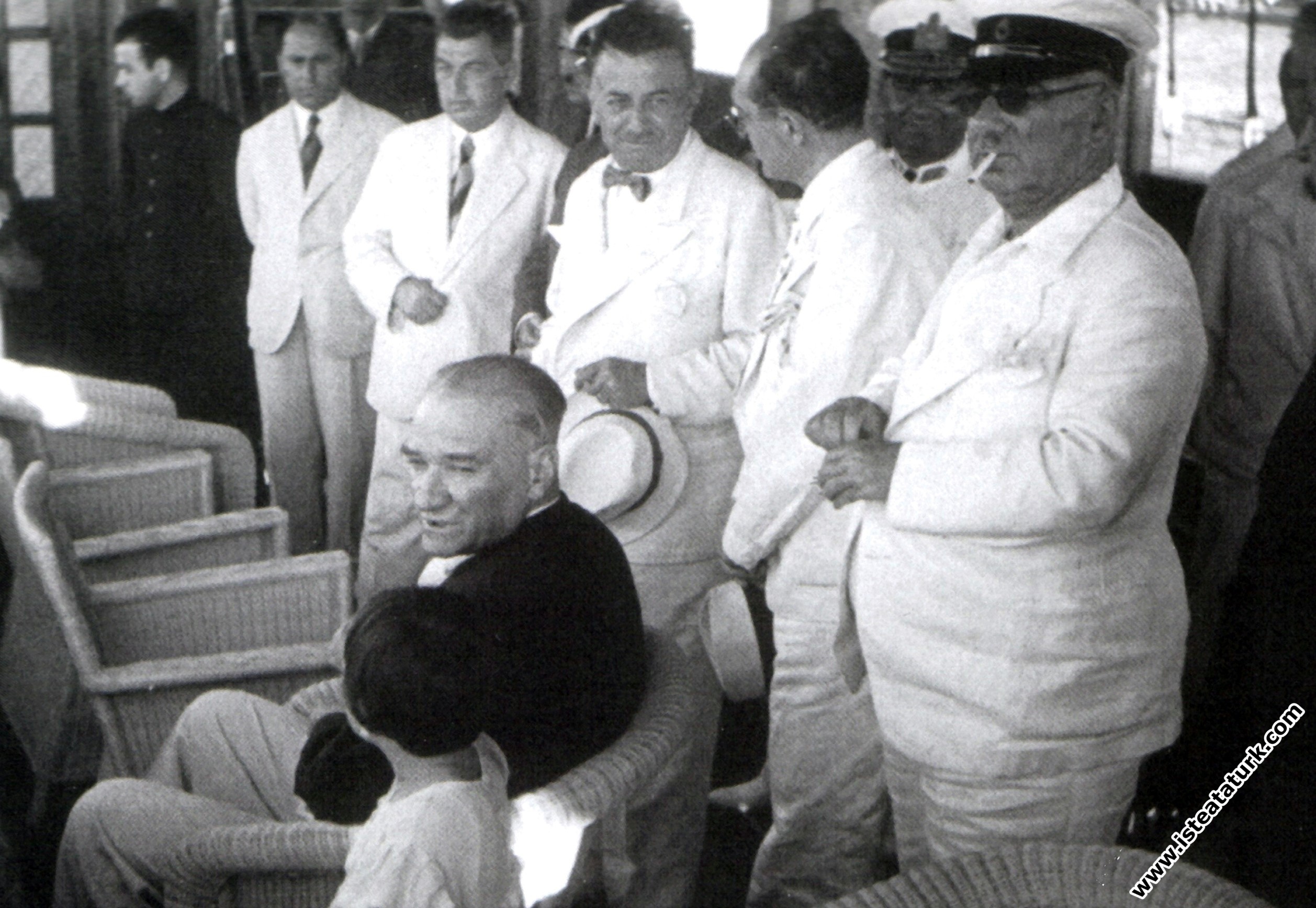 Mustafa Kemal Atatürk Moda Deniz Kulübü'nde, İstan...