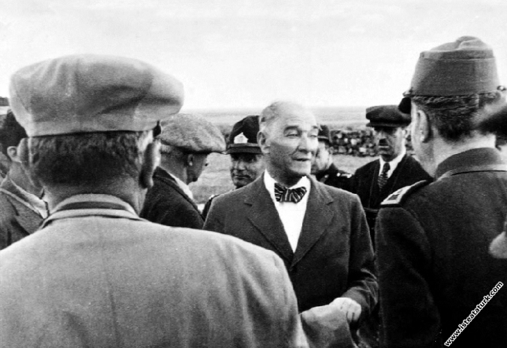 Mustafa Kemal Atatürk Çorlu Çerkezköy yakınlarında...