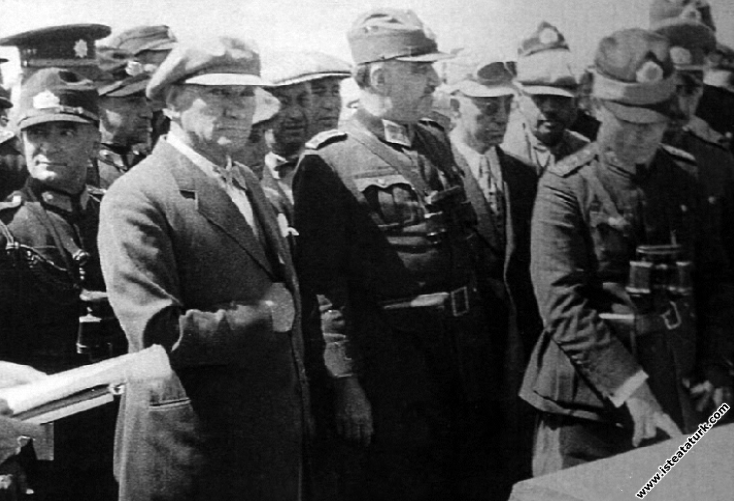 Mustafa Kemal Atatürk Çorlu Çerkezköy yakınlarında...