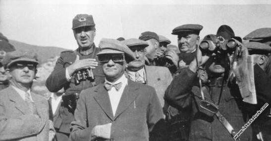 Mustafa Kemal Atatürk Çorlu Çerkezköy yakınlarında...