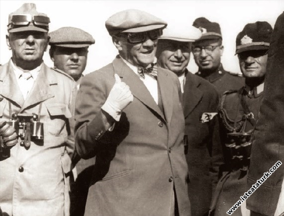 Mustafa Kemal Atatürk Çorlu Çerkezköy yakınlarında...