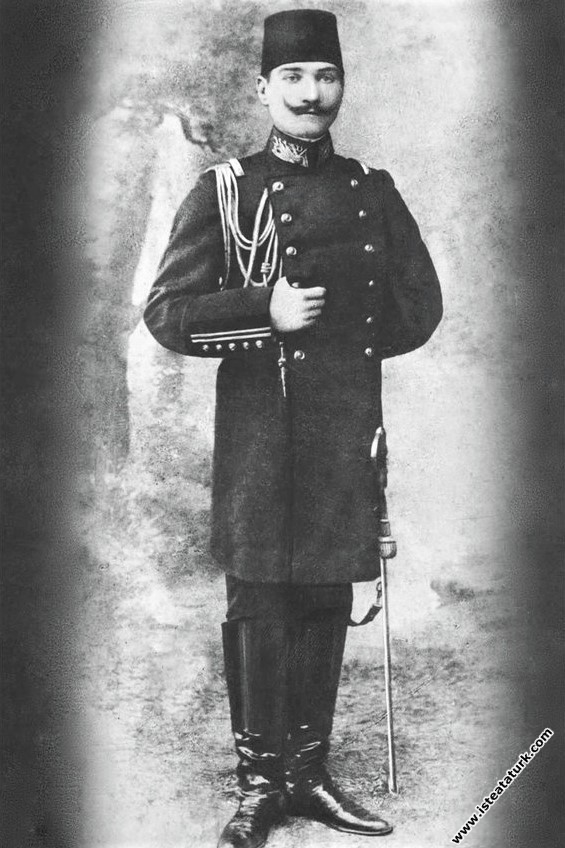 Staff Captain Mustafa Kemal, a graduate of the Military Academy. (11.01.1905)