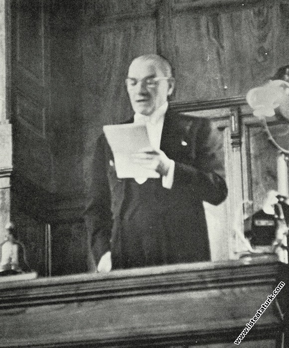 Atatürk's Opening Speech on the 5th Term 3rd Legislative