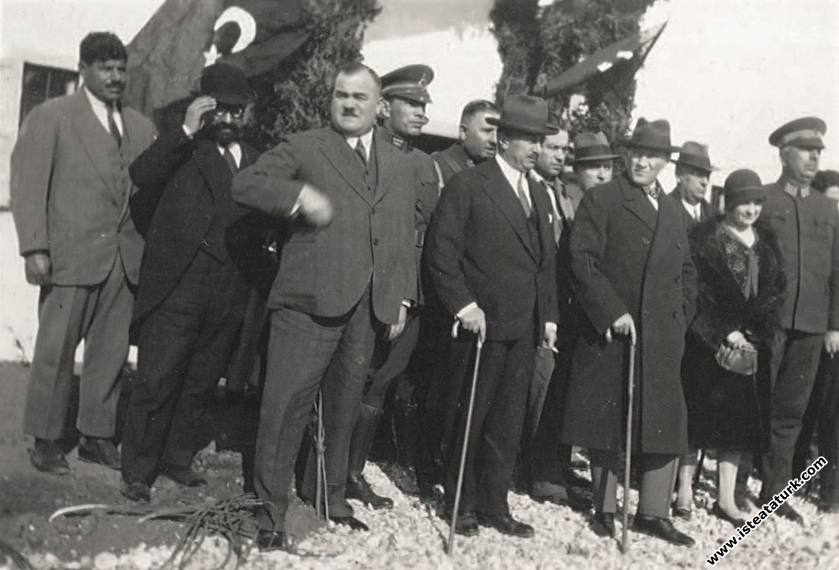 Mustafa Kemal Atatürk on his Antalya tour. (18.02....