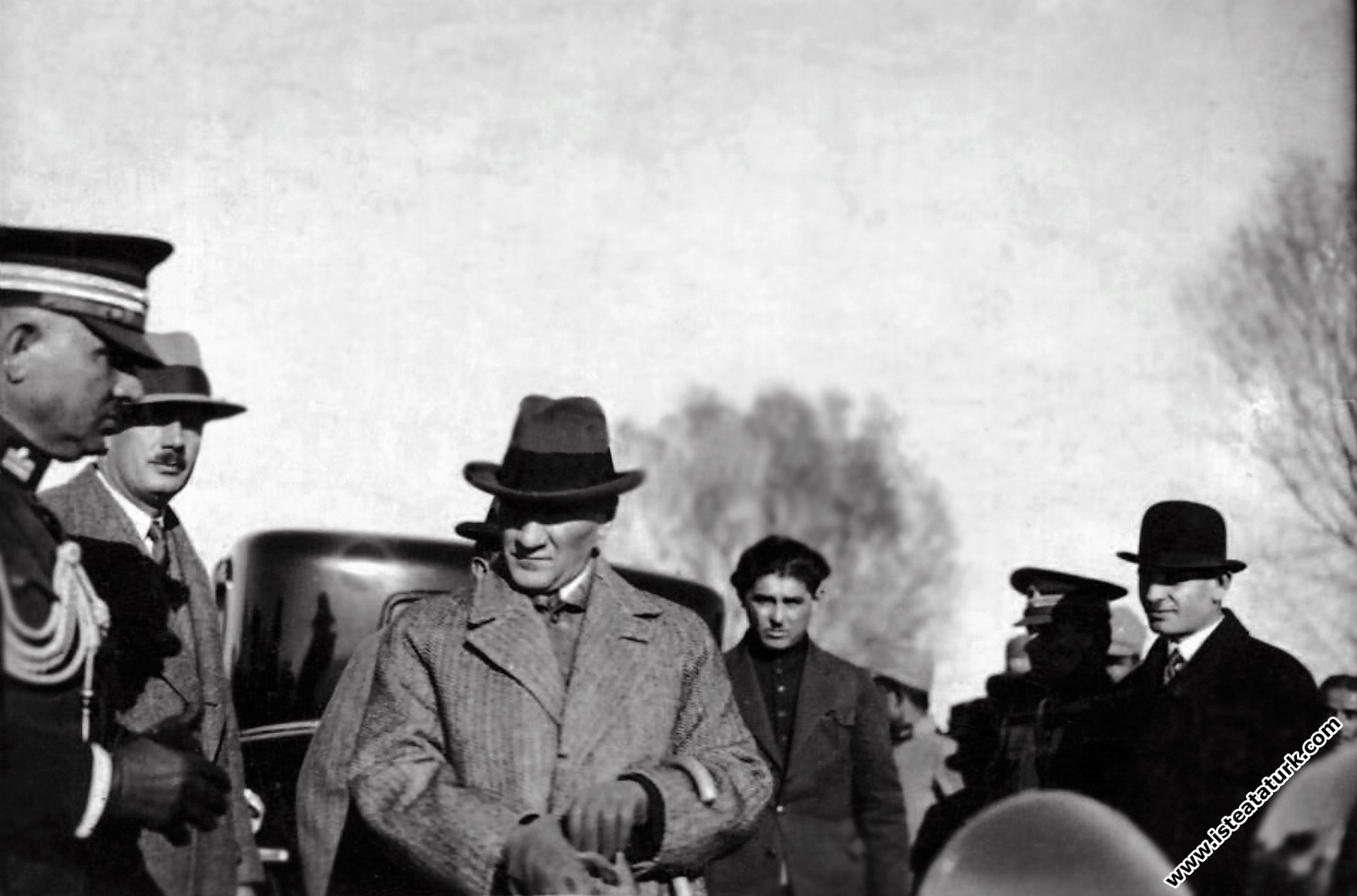 Gazi Mustafa Kemal Atatürk and his companions duri...